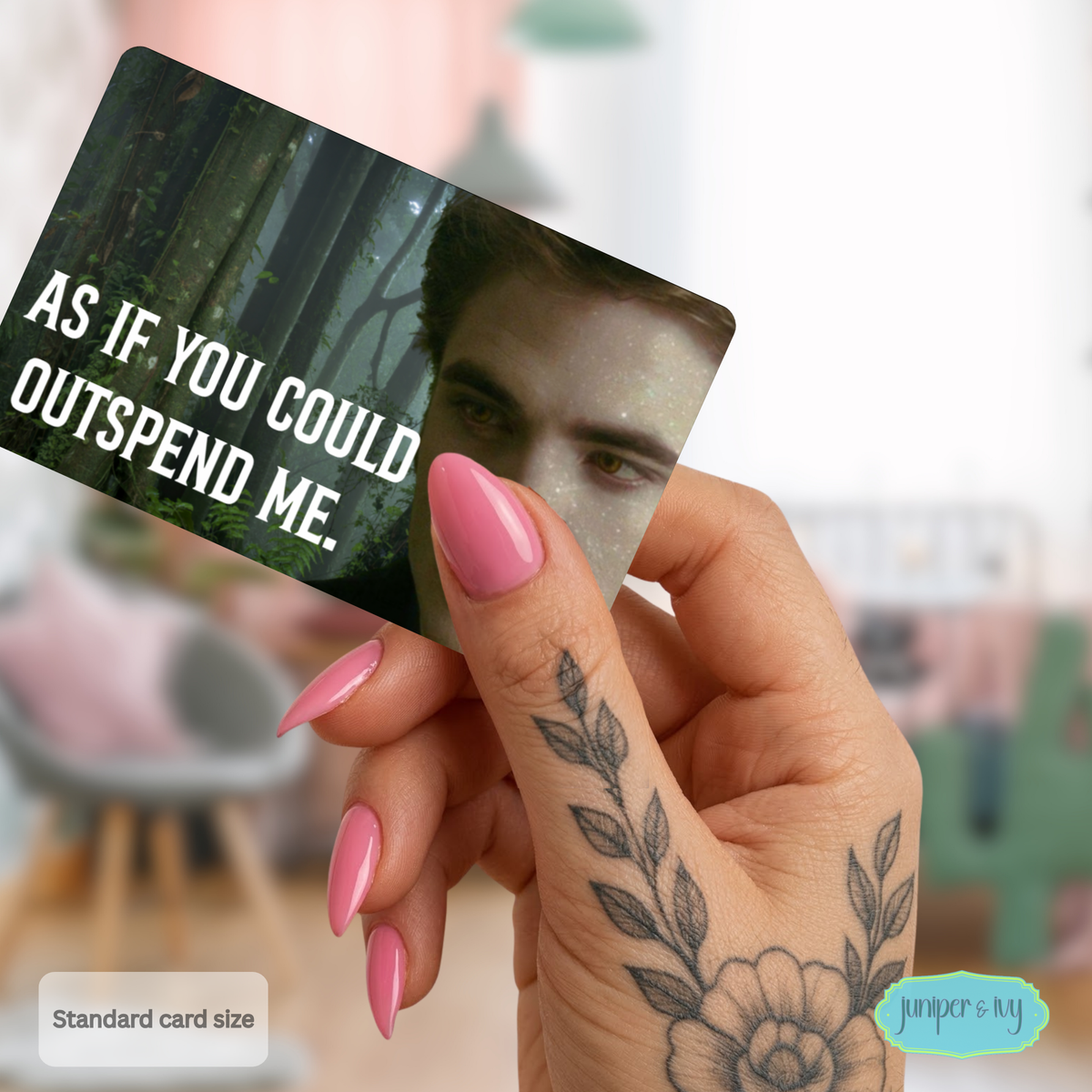 As if you could outspend me credit card skin