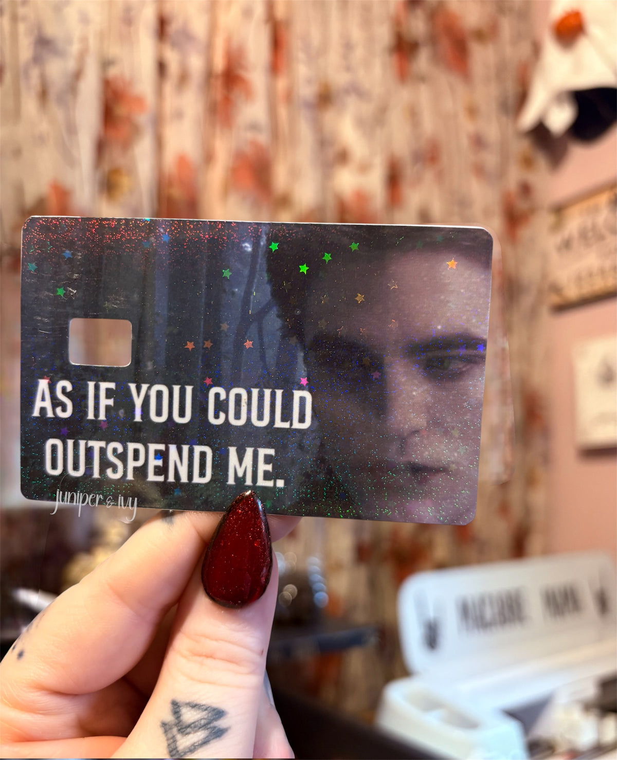 As if you could outspend me credit card skin