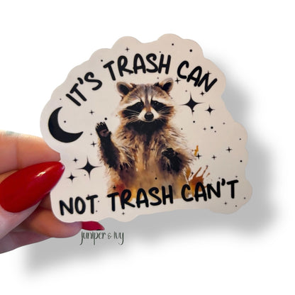 It’s trash can sticker