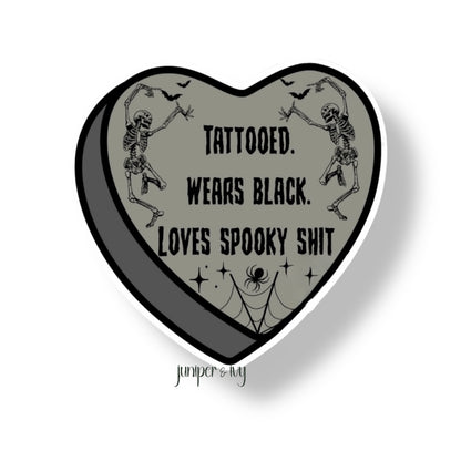 Love spooky shit sticker