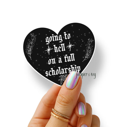 Going to hell sticker