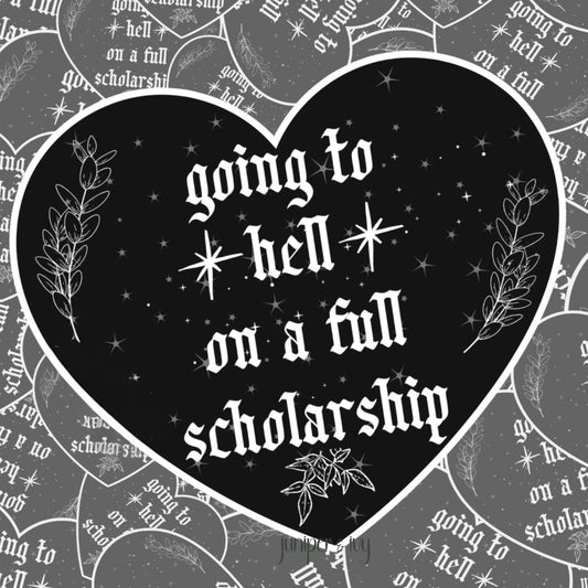 Going to hell sticker