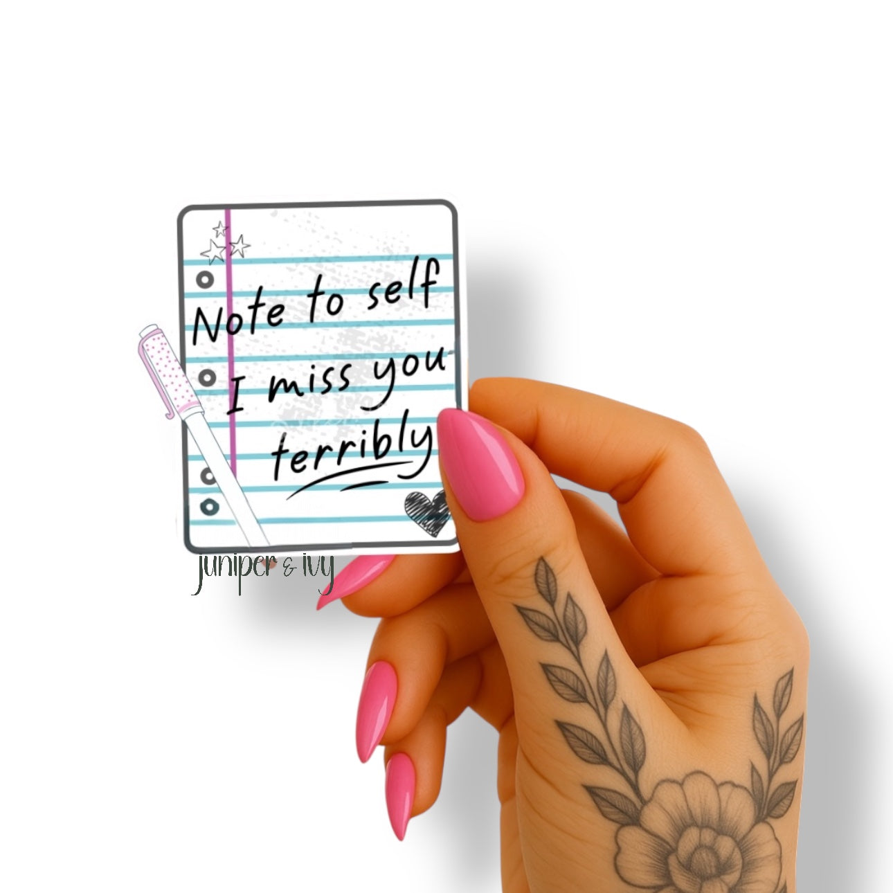 Note to self sticker