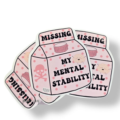 Missing Milk carton sticker