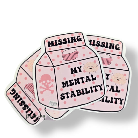 Missing Milk carton sticker