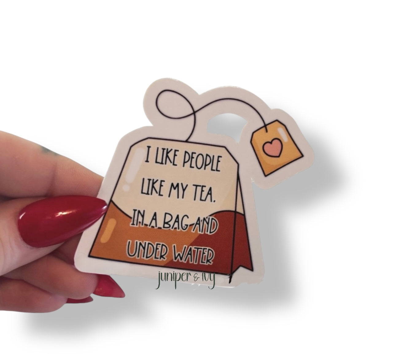 I like my tea sticker