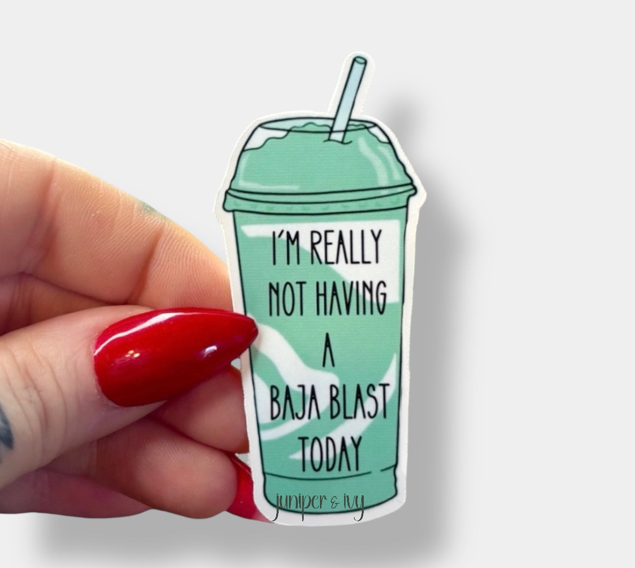 Not having a baja blast sticker