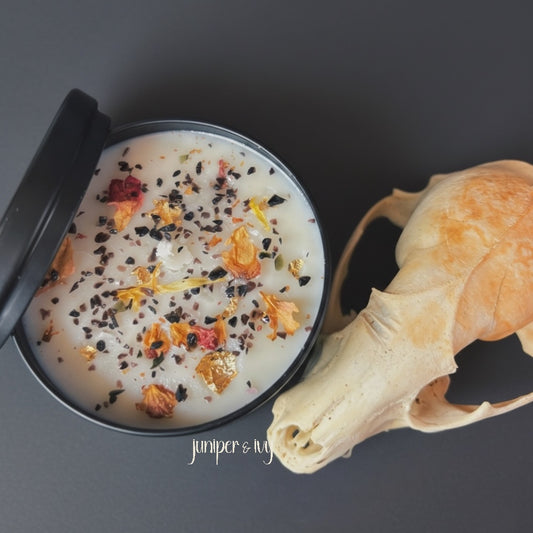 Bonedust & Bramble soy wax candle