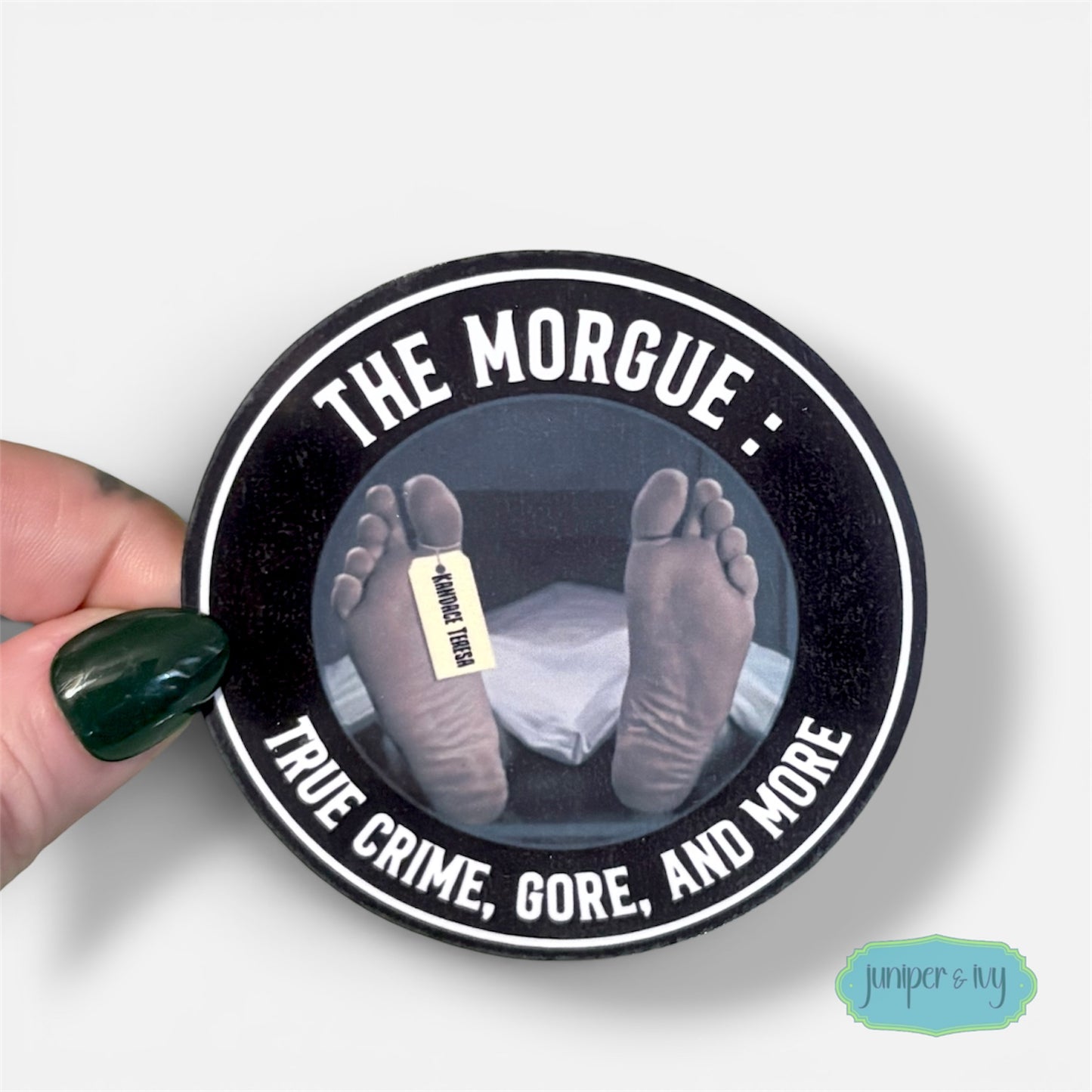 The morgue official group merch sticker